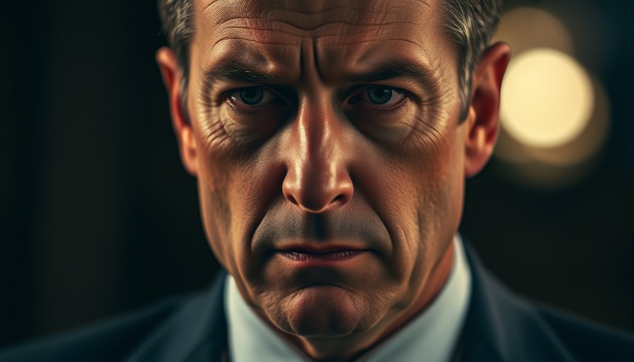 Close-up of serious man in suit reflecting on Spain Mauritania migration policy.