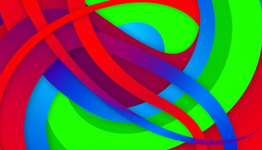 Abstract colorful arc design symbolizing Africa breaking news