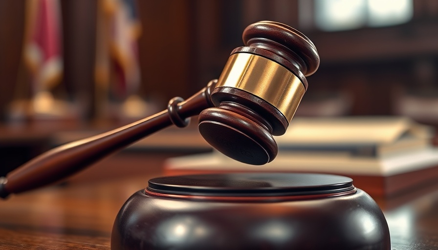 Close-up of judge's gavel related to South Africa murder case news.