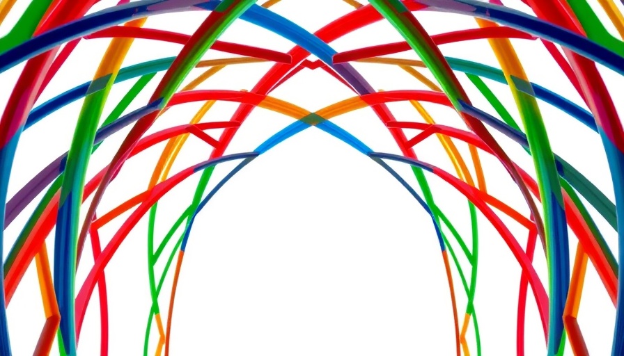 Colorful abstract pattern representing Nigeria governance and political accountability.