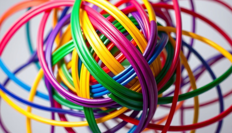 Abstract colorful lines represent unity at TotalEnergies CAF WAFCON 2024.