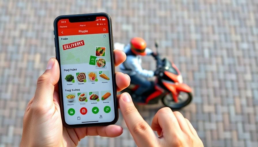 Chowdeck daily orders in Ghana depicted on a phone and motorcycle.