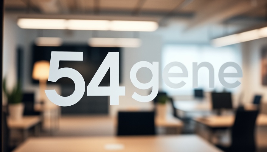 54gene logo on window showcasing African startups challenges.