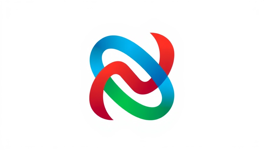 Abstract colorful logo representing connection related to South Africa electricity tariff increases