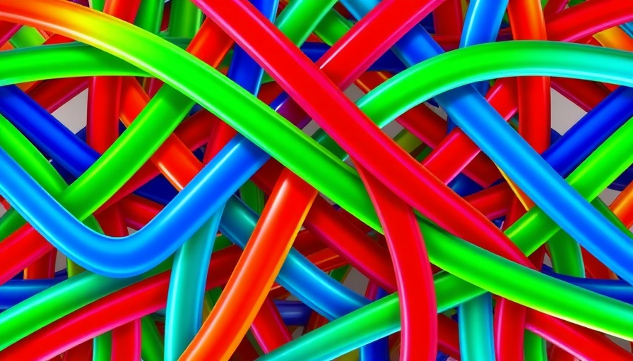 Abstract colorful lines pattern for Africa Adolescent Girls Movement