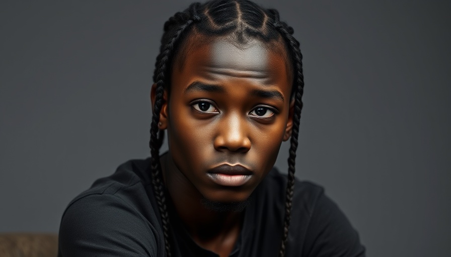 Hybrid Nomad Entrepreneurs in Africa: Serious young man in monochrome portrait