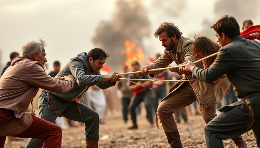 A tug-of-war in time of conflict