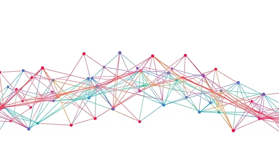 Colorful abstract network representing Africa breaking news