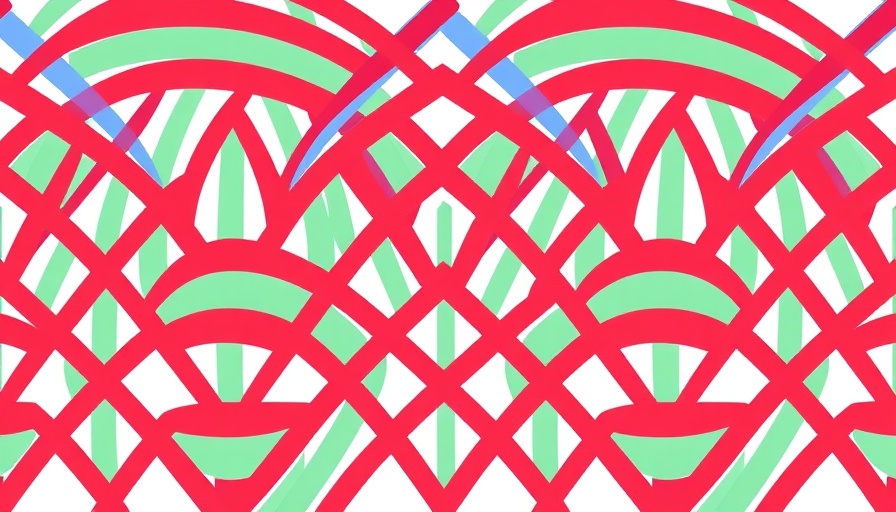 Abstract pattern symbolizing TICAD9 investment opportunities in Africa