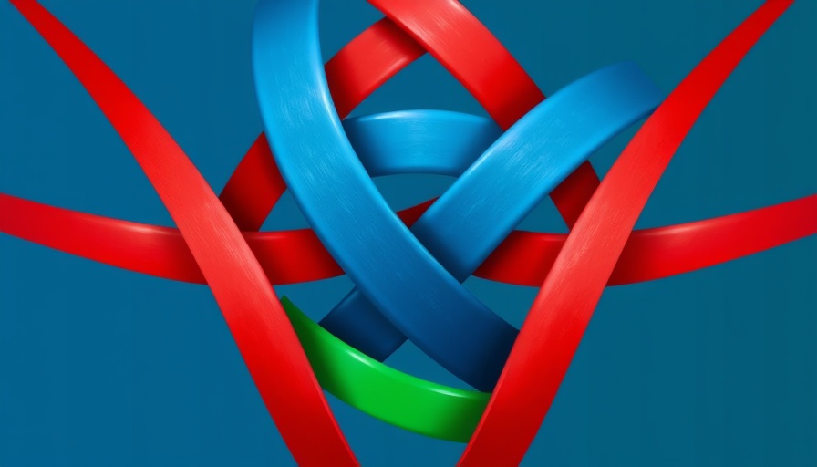 Malawi's political landscape abstract logo with colorful lines