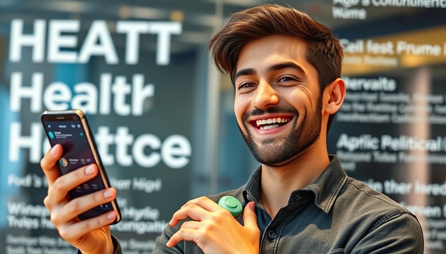 AI supported healthcare assistant app in Africa shown on phone.