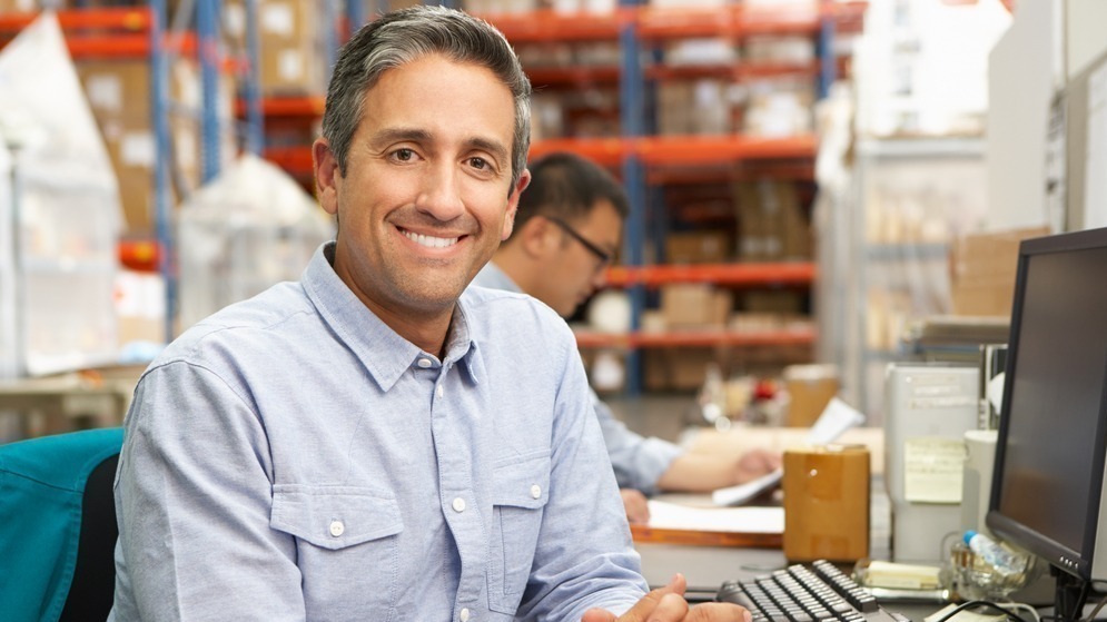 happy business manager in Greenville SC