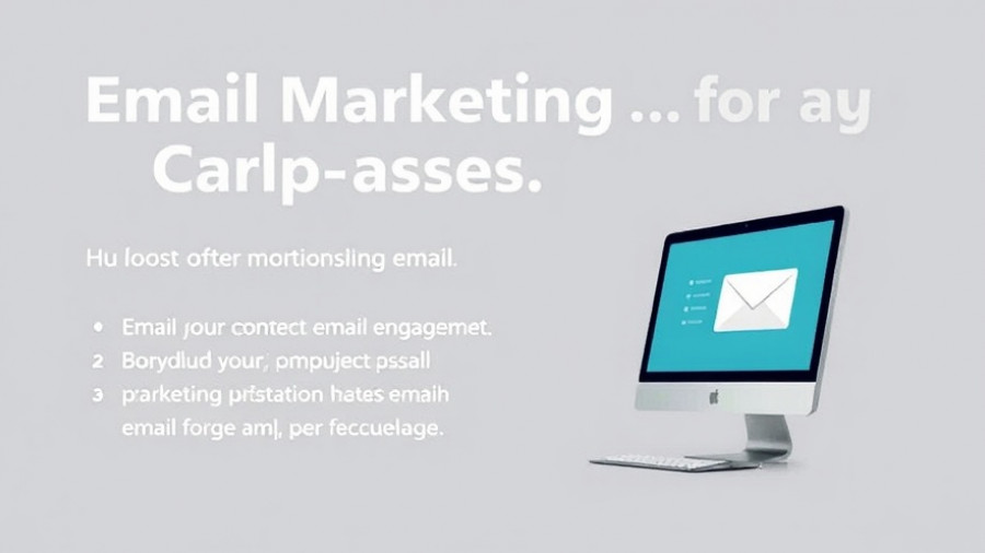 Email marketing benefits highlighted in a digital ad.