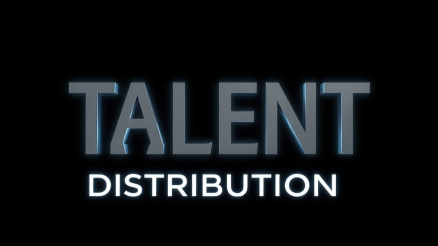 AI widening talent gap headline on dark background.