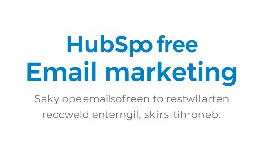 Minimalistic banner for email marketing software promotion.