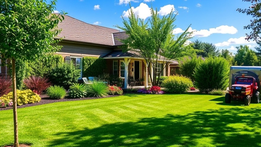 Oasis lawn care showcasing stress-free landscaping solutions for home garden design.