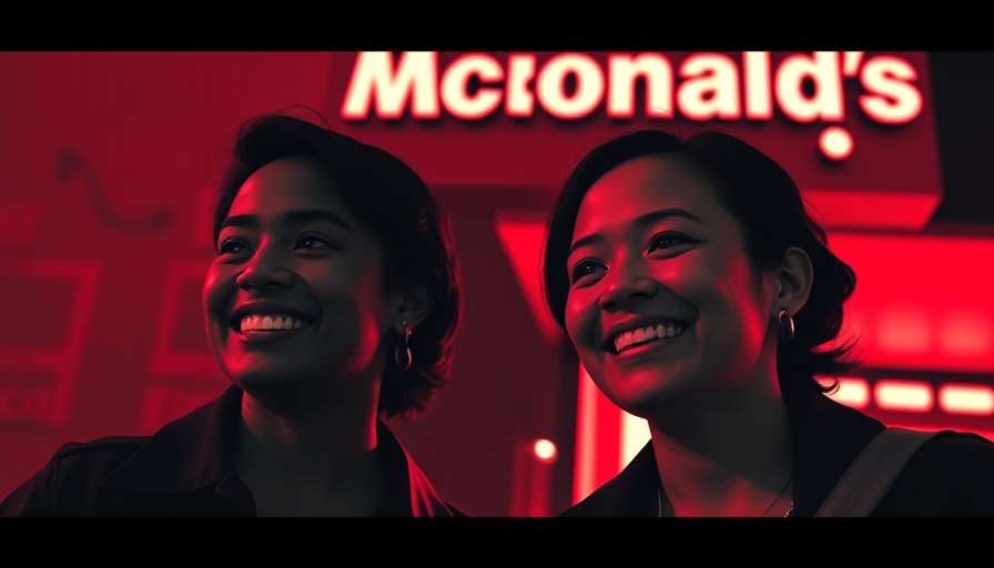 Fan-Driven Marketing concept with people and McDonald's sign.