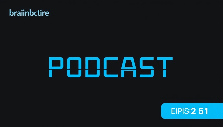 AI Innovations podcast episode image with tech elements.