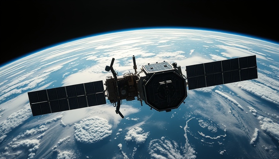 Eutelsat satellite orbiting Earth, potential Starlink replacement.