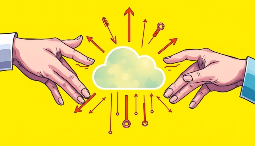 European Cloud Services concept with digital cloud illustration