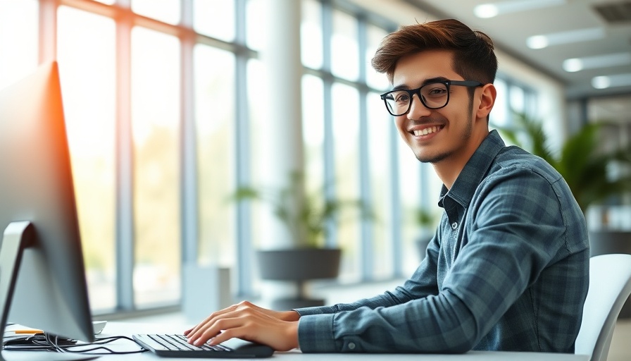 AI-powered MVP development for non-technical founders in a modern office.