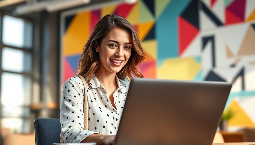 Woman at desk applying Reddit advertising strategies.