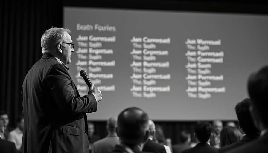 Mews IPO in US leadership speaking at a conference