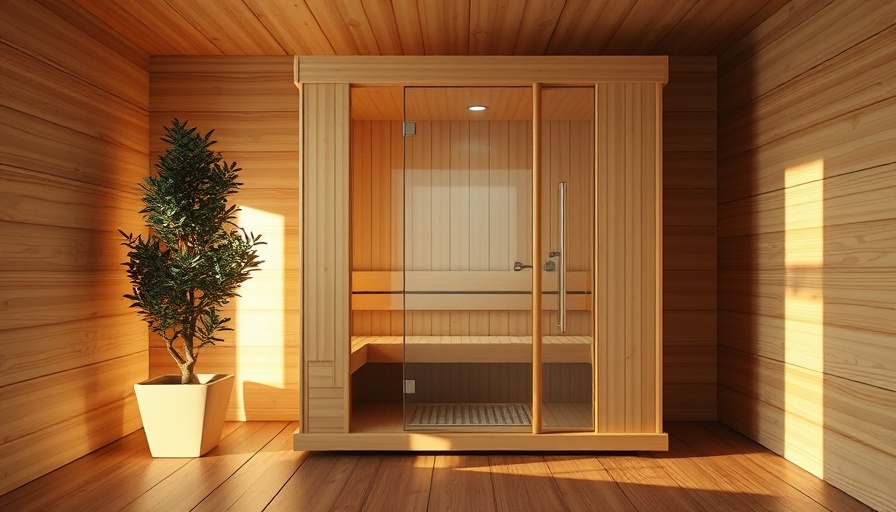 Modern wooden sauna showcasing 2025 bath products.