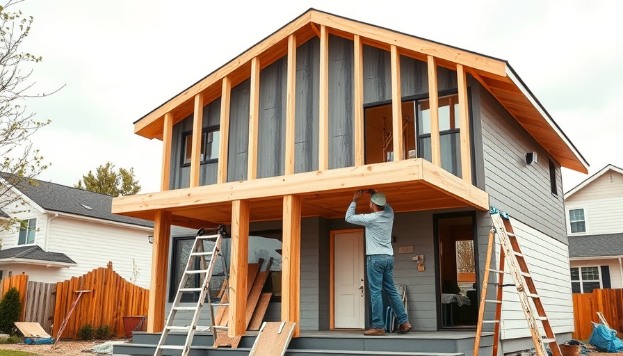 Tariff-Proof Home Improvement Projects at a house under construction.