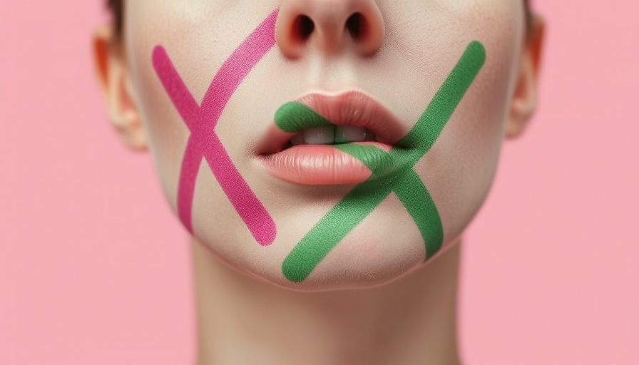 Abstract concept on DNA privacy with swab and caution symbol.