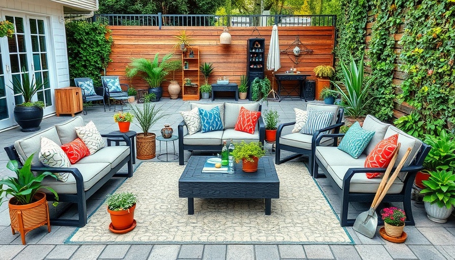 Creative DIY patio furniture showcasing diverse outdoor designs.