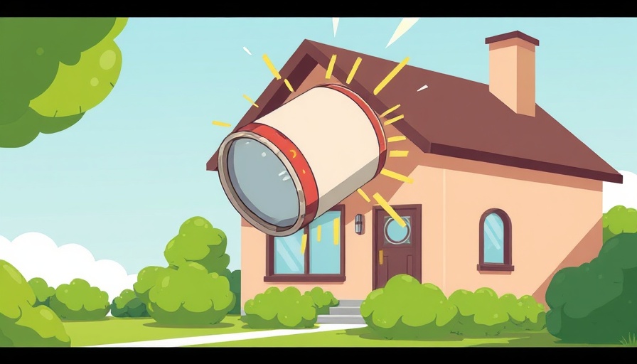 Space debris crash illustration for home insurance coverage topic.