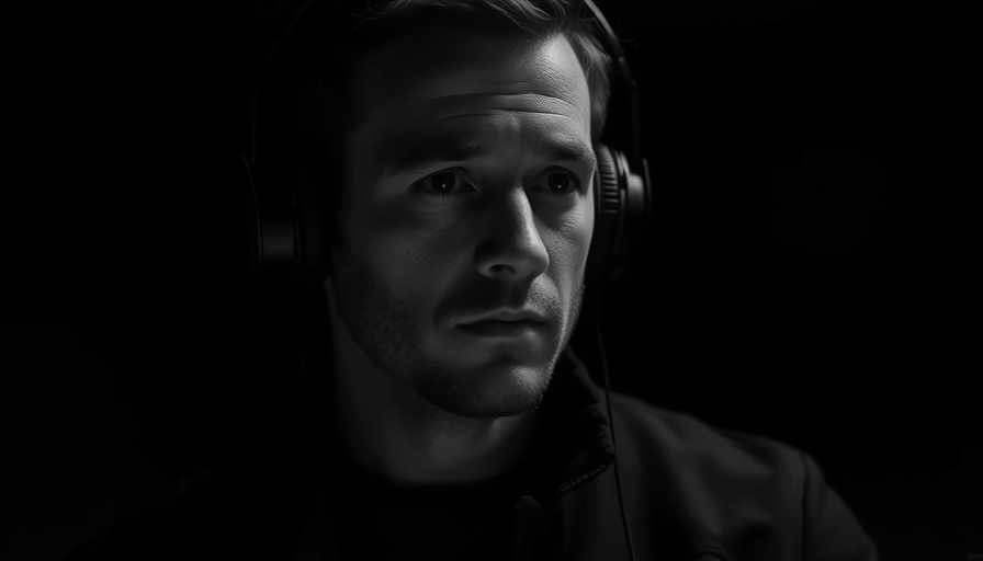 Man with headphones deep in thought for podcast theme, Don't Compare Yourself to Anyone.