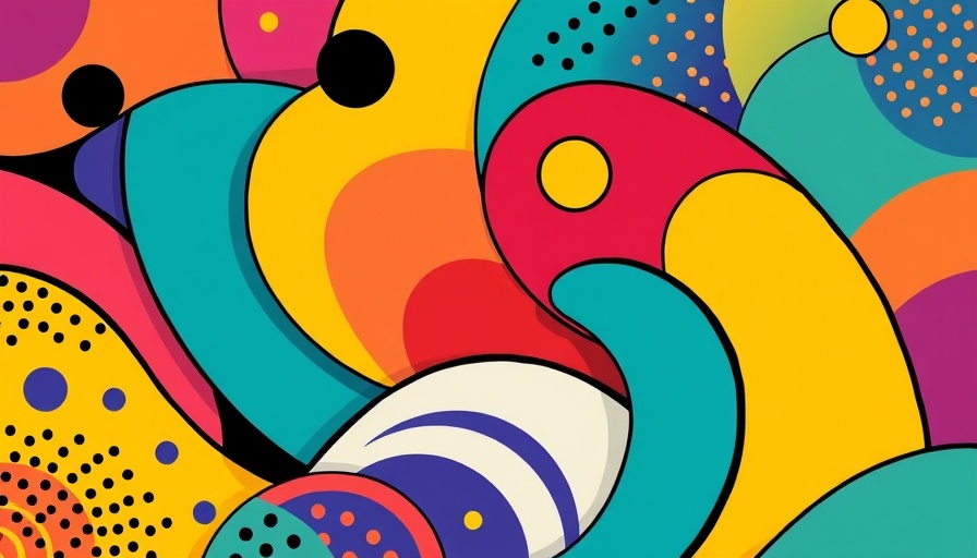 Abstract design showcasing marketing design principles and types.