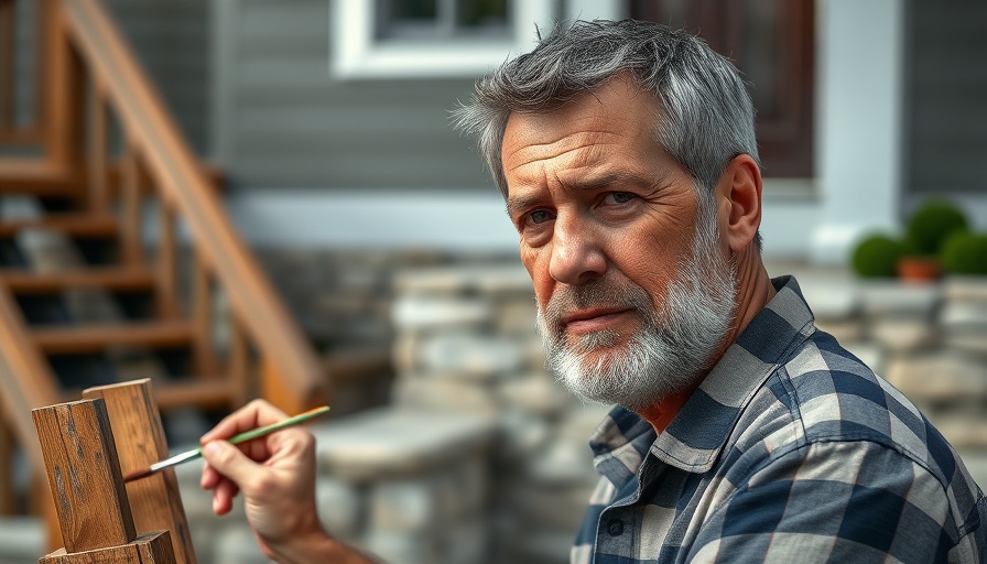 Painter working on exterior with top paint colors 2025, detailed view.