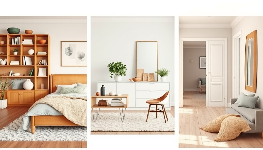 Stylish furniture collage for Home Depot Spring Black Friday Sale.