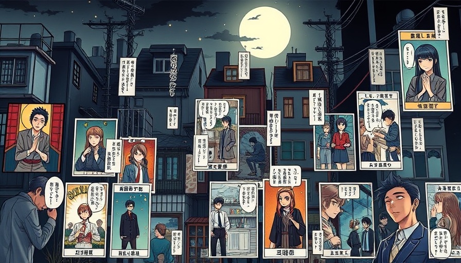 Generative AI use in Korean webcomic panels showing tarot and city scenes.