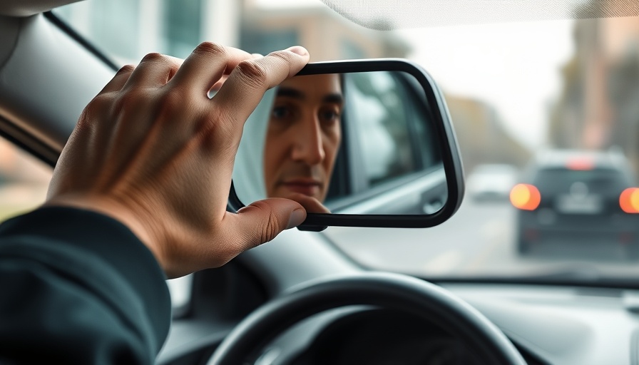 Adjusting car mirror to eliminate blind spots tutorial