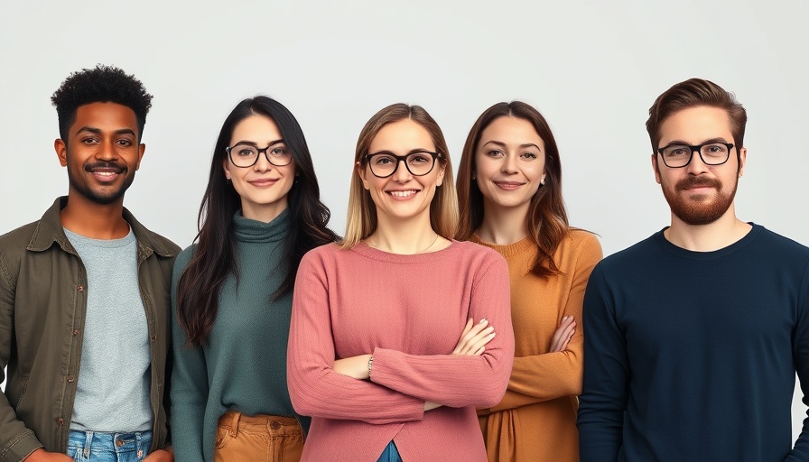 Group portrait for identity verification tool marketing.