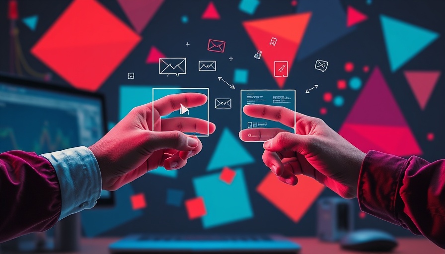 Creative illustration of content aggregation marketing strategies in digital space.