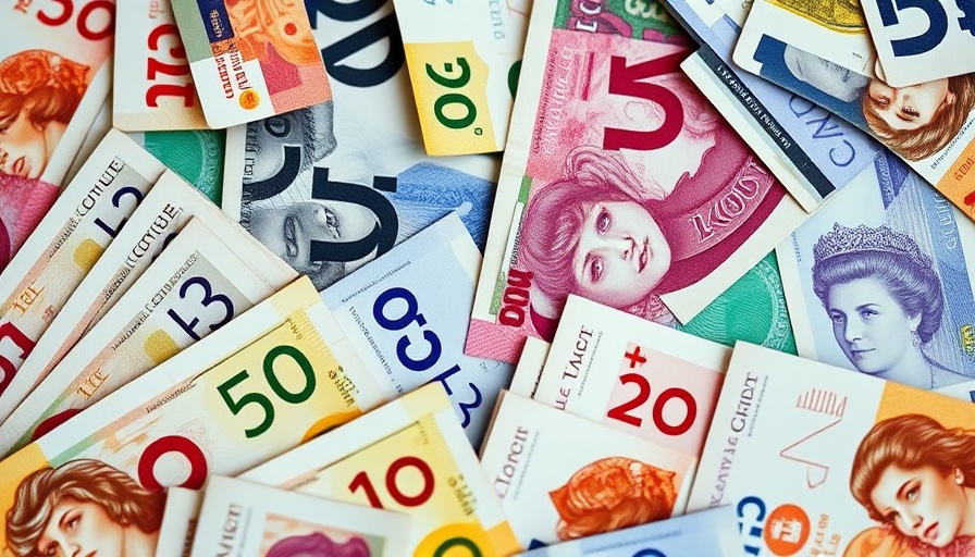 Colorful British currency notes symbolizing UK's richest person under 40.