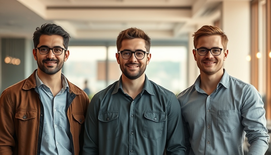 Confidence in AI-powered startup insights with two men indoors.