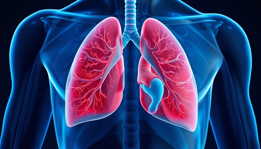 Bioprinted organs conceptual image, detailed 3D lungs, digital body scan.