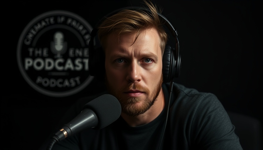 You Don’t Need a Plan podcast host portrait in moody lighting.