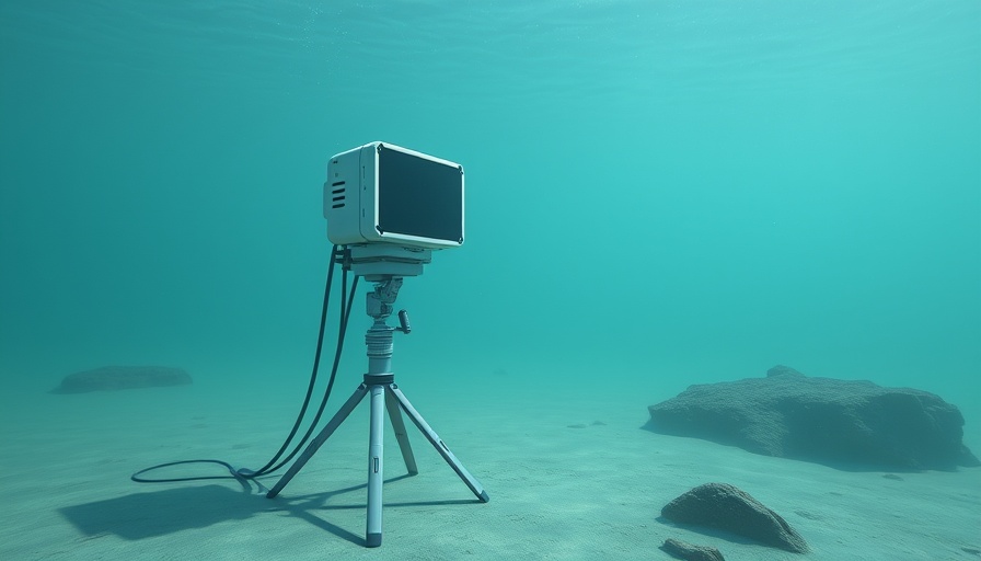 Advanced underwater monitoring system in Europe on ocean floor.