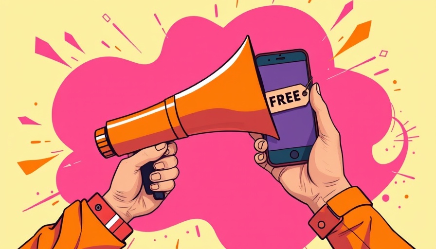 Illustration of freebie marketing strategy.