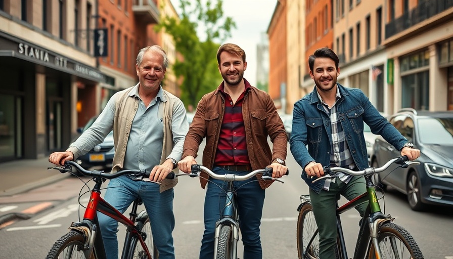 Laka collective insurance meeting with cyclists on urban street