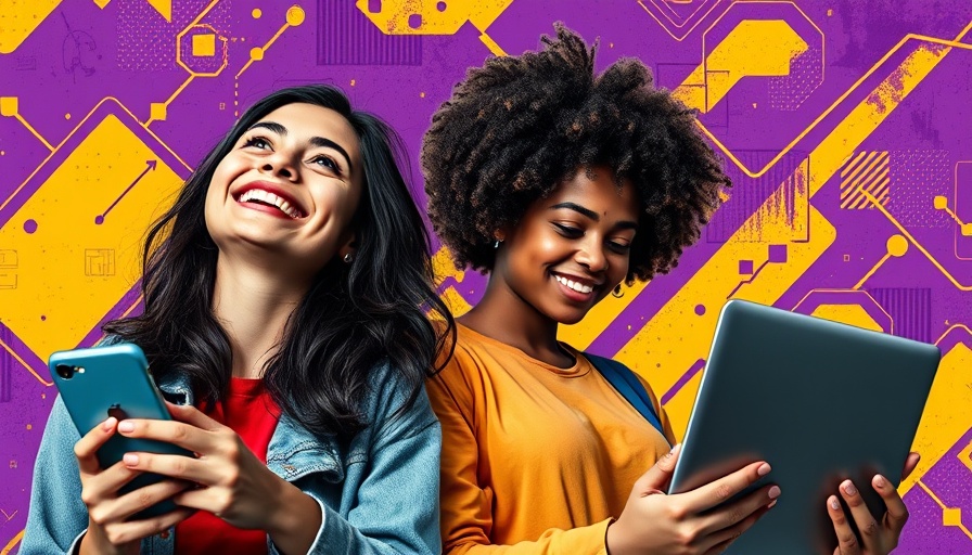 AI in Chinese universities: students with tech devices.