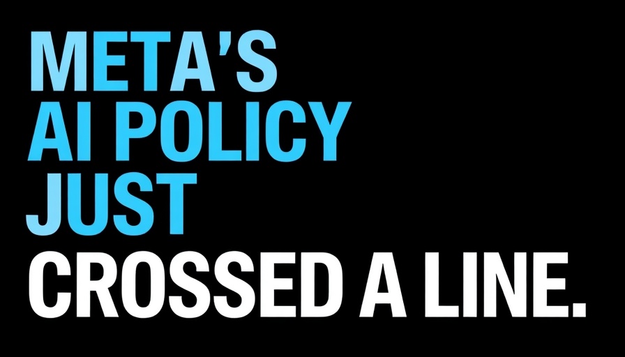 Meta AI Guidelines discussed in modern graphic layout.
