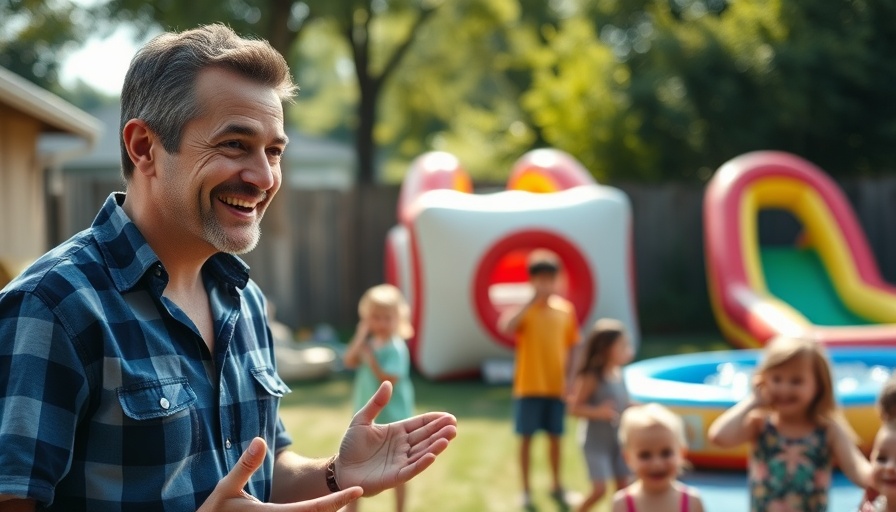 Humorous DIY project accident caught on camera in backyard.